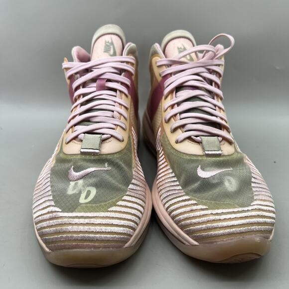 Nike John Elliott x LeBron Icon Sneakers Men Size 10.5 Pink Basketball Mid Shoes - Picture 2 of 8